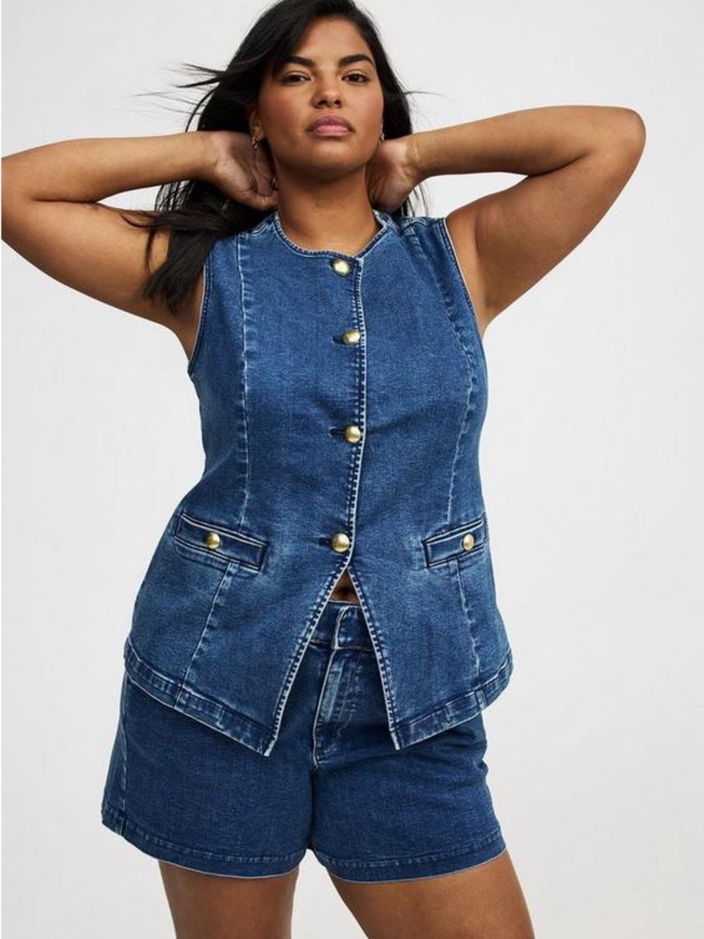 Denim vest